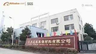 Raw Material Of SPC Plastic Flooring And Packing Delivery