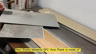 Fireproof And Waterproof Easy Installation Vinyl Click Plank Flooring