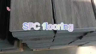 Easy Installation Spc Flooring With Wood Texture Printing