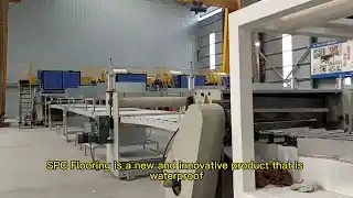 Factory New Production Line For Rigid Core Vinyl Flooring