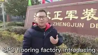 A Series Videos To Show Our Factory For SPC Vinyl Plastic Flooring Planks