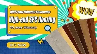 Anti-stain Modern Design Stone Grain Click Lock System Easy to Install SPC Flooring