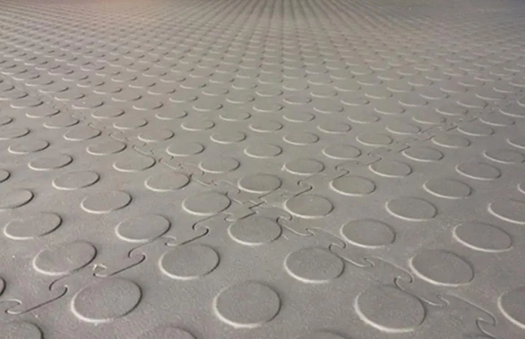 Building Materials Eco-friendly Modular Colorful Interlocking Garage Floor Tiles PVC Industry Floor Indoor Usage