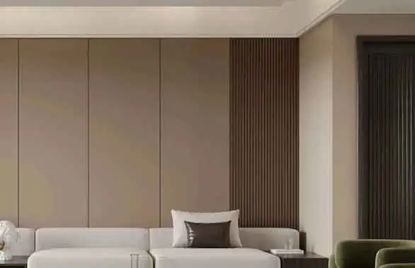 High Glossy PVC Wall Panels Marble Look Eco-Friendly Soundproof Waterproof Hotel Living Room Use